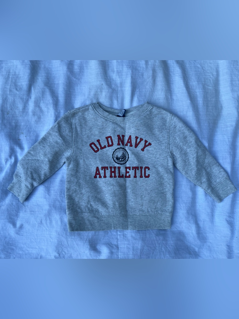 Old Navy Light Gray Kids Crewneck Sweatshirt
